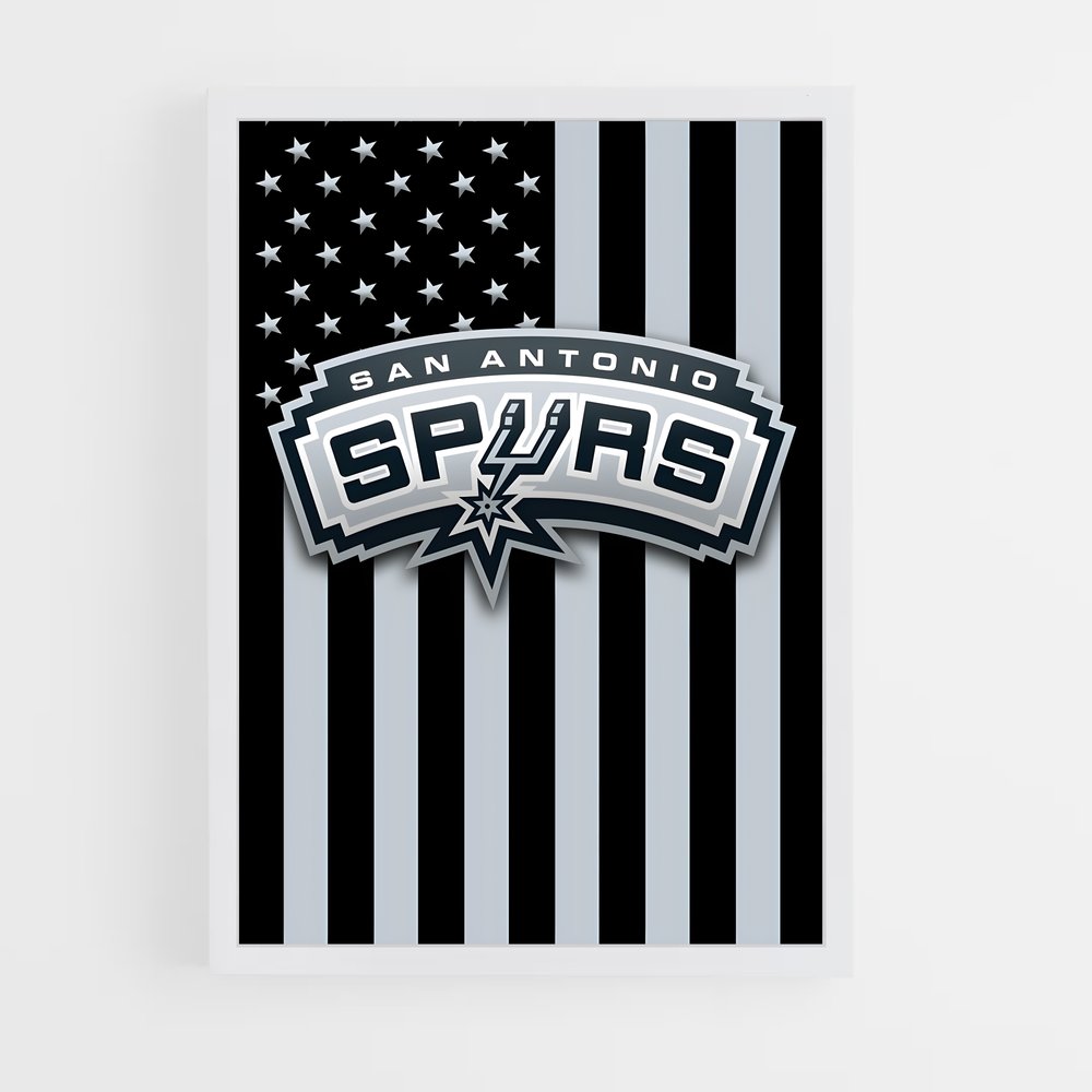 Poster Spurs Galaxy – affiche Basketball (vue 3)